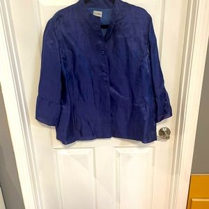 Chico size XL 16-18 44” Button Up lined Jacket.   Beautiful Dressy